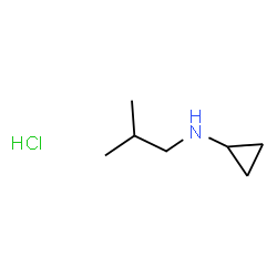 ChemSpider 2D Image | N-Isobutylcyclopropanamine hydrochloride (1:1) | C7H16ClN