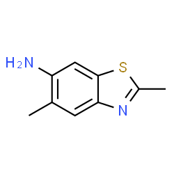 ChemSpider 2D Image | 2,5-dimethylbenzo[d]thiazol-6-amine | C9H10N2S