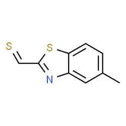 ChemSpider 2D Image | 5-Methyl-1,3-benzothiazole-2-carbothialdehyde | C9H7NS2