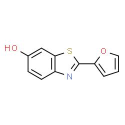ChemSpider 2D Image | 2-(2-Furyl)-1,3-benzothiazol-6-ol | C11H7NO2S