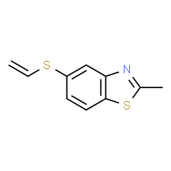 ChemSpider 2D Image | 2-Methyl-5-(vinylsulfanyl)-1,3-benzothiazole | C10H9NS2