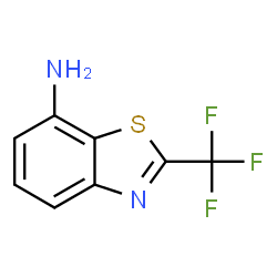 ChemSpider 2D Image | 2-(Trifluoromethyl)-7-benzothiazolamine | C8H5F3N2S