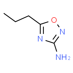 ChemSpider 2D Image | 5-Propyl-1,2,4-oxadiazol-3-amine | C5H9N3O