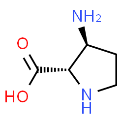 ChemSpider 2D Image | (3S)-3-Amino-L-proline | C5H10N2O2