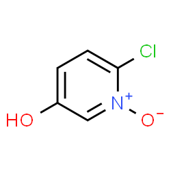 ChemSpider 2D Image | 6-Chloro-3-pyridinol 1-oxide | C5H4ClNO2
