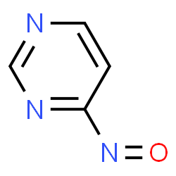 ChemSpider 2D Image | 4-Nitrosopyrimidine | C4H3N3O