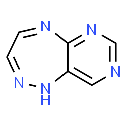 ChemSpider 2D Image | 1H-Pyrimido[5,4-c][1,2,5]triazepine | C6H5N5