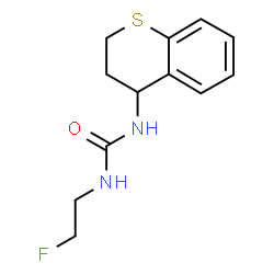 ChemSpider 2D Image | 1-(3,4-Dihydro-2H-thiochromen-4-yl)-3-(2-fluoroethyl)urea | C12H15FN2OS
