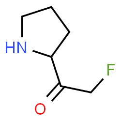 ChemSpider 2D Image | 2-Fluoro-1-(2-pyrrolidinyl)ethanone | C6H10FNO