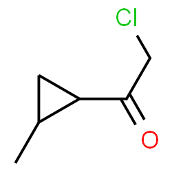 ChemSpider 2D Image | 2-Chloro-1-(2-methylcyclopropyl)ethanone | C6H9ClO