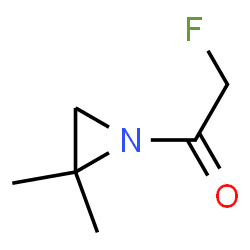 ChemSpider 2D Image | 1-(2,2-Dimethyl-1-aziridinyl)-2-fluoroethanone | C6H10FNO