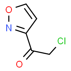 ChemSpider 2D Image | 2-Chloro-1-(1,2-oxazol-3-yl)ethanone | C5H4ClNO2