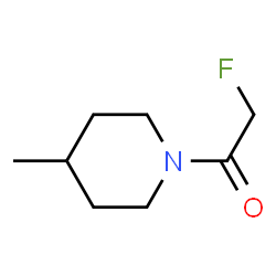 ChemSpider 2D Image | 2-Fluoro-1-(4-methyl-1-piperidinyl)ethanone | C8H14FNO