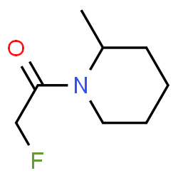ChemSpider 2D Image | 2-Fluoro-1-(2-methyl-1-piperidinyl)ethanone | C8H14FNO