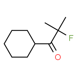 ChemSpider 2D Image | 1-Cyclohexyl-2-fluoro-2-methyl-1-propanone | C10H17FO