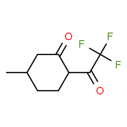 ChemSpider 2D Image | 5-Methyl-2-(trifluoroacetyl)cyclohexanone | C9H11F3O2