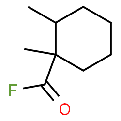 ChemSpider 2D Image | 1,2-Dimethylcyclohexanecarbonyl fluoride | C9H15FO