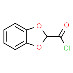 ChemSpider 2D Image | 1,3-Benzodioxole-2-carbonyl chloride | C8H5ClO3