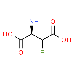 ChemSpider 2D Image | 3-Fluoro-L-aspartic acid | C4H6FNO4