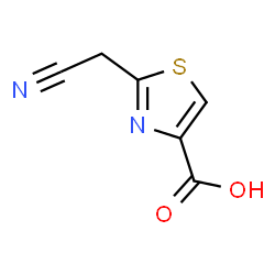 ChemSpider 2D Image | 2-(cyanomethyl)thiazole-4-carboxylic acid | C6H4N2O2S