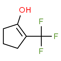ChemSpider 2D Image | 2-(Trifluoromethyl)-1-cyclopenten-1-ol | C6H7F3O