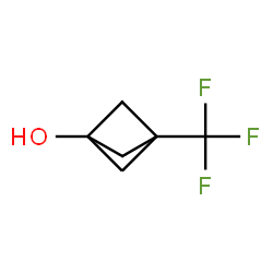ChemSpider 2D Image | 3-(Trifluoromethyl)bicyclo[1.1.1]pentan-1-ol | C6H7F3O