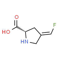ChemSpider 2D Image | (4E)-4-(Fluoromethylene)-L-proline | C6H8FNO2
