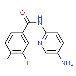 ChemSpider 2D Image | N-(5-Amino-2-pyridinyl)-3,4-difluorobenzamide | C12H9F2N3O