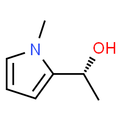 ChemSpider 2D Image | (1R)-1-(1-Methyl-1H-pyrrol-2-yl)ethanol | C7H11NO