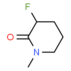ChemSpider 2D Image | 3-Fluoro-1-methyl-2-piperidinone | C6H10FNO