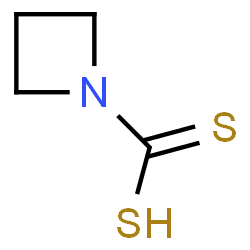 ChemSpider 2D Image | 1-Azetidinecarbodithioic acid | C4H7NS2