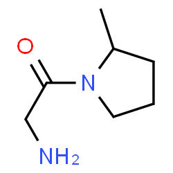 ChemSpider 2D Image | 2-Amino-1-(2-methyl-1-pyrrolidinyl)ethanone | C7H14N2O