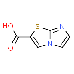 ChemSpider 2D Image | Imidazo[2,1-b]thiazole-2-carboxylicacid | C6H4N2O2S