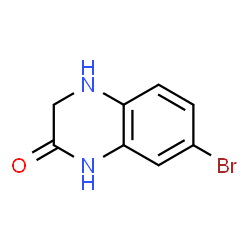 ChemSpider 2D Image | 7-Bromo-3,4-dihydro-2(1H)-quinoxalinone | C8H7BrN2O