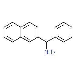 ChemSpider 2D Image | 1-(2-Naphthyl)-1-phenylmethanamine | C17H15N