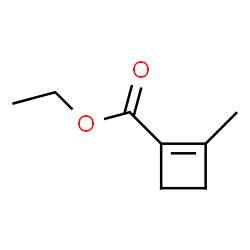 ChemSpider 2D Image | Ethyl 2-methyl-1-cyclobutene-1-carboxylate | C8H12O2