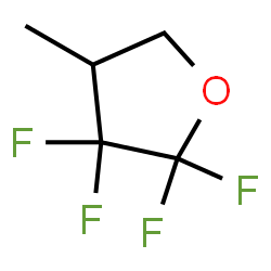 ChemSpider 2D Image | 2,2,3,3-Tetrafluoro-4-methyltetrahydrofuran | C5H6F4O