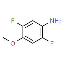 ChemSpider 2D Image | 2,5-Difluoro-4-methoxyaniline | C7H7F2NO