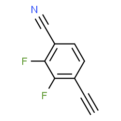 ChemSpider 2D Image | 4-Ethynyl-2,3-difluorobenzonitrile | C9H3F2N