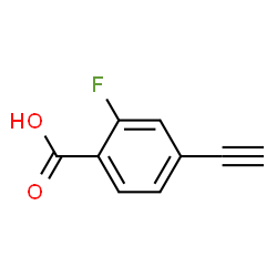 ChemSpider 2D Image | 4-Ethynyl-2-fluorobenzoic acid | C9H5FO2