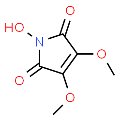 ChemSpider 2D Image | 1-Hydroxy-3,4-dimethoxy-1H-pyrrole-2,5-dione | C6H7NO5