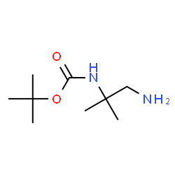 ChemSpider 2D Image | 2-Methyl-2-propanyl (1-amino-2-methyl-2-propanyl)carbamate | C9H20N2O2