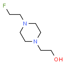 ChemSpider 2D Image | 2-[4-(2-Fluoroethyl)-1-piperazinyl]ethanol | C8H17FN2O