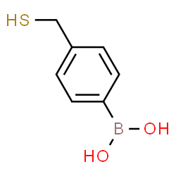 ChemSpider 2D Image | (4-(mercaptomethyl)phenyl)boronic acid | C7H9BO2S