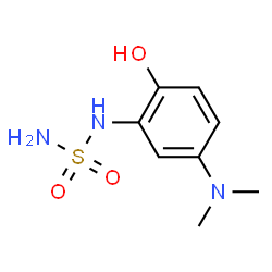 ChemSpider 2D Image | N-[5-(Dimethylamino)-2-hydroxyphenyl]sulfuric diamide | C8H13N3O3S
