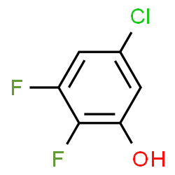 ChemSpider 2D Image | 5-Chloro-2,3-difluorophenol | C6H3ClF2O
