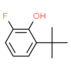 ChemSpider 2D Image | 2-tert-Butyl-6-fluorophenol | C10H13FO