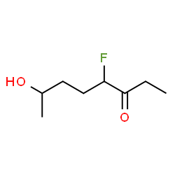 ChemSpider 2D Image | 4-Fluoro-7-hydroxy-3-octanone | C8H15FO2