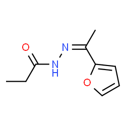 ChemSpider 2D Image | N'-[(1Z)-1-(2-Furyl)ethylidene]propanehydrazide | C9H12N2O2