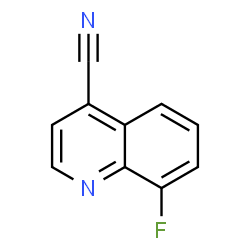 ChemSpider 2D Image | 8-Fluoro-4-quinolinecarbonitrile | C10H5FN2